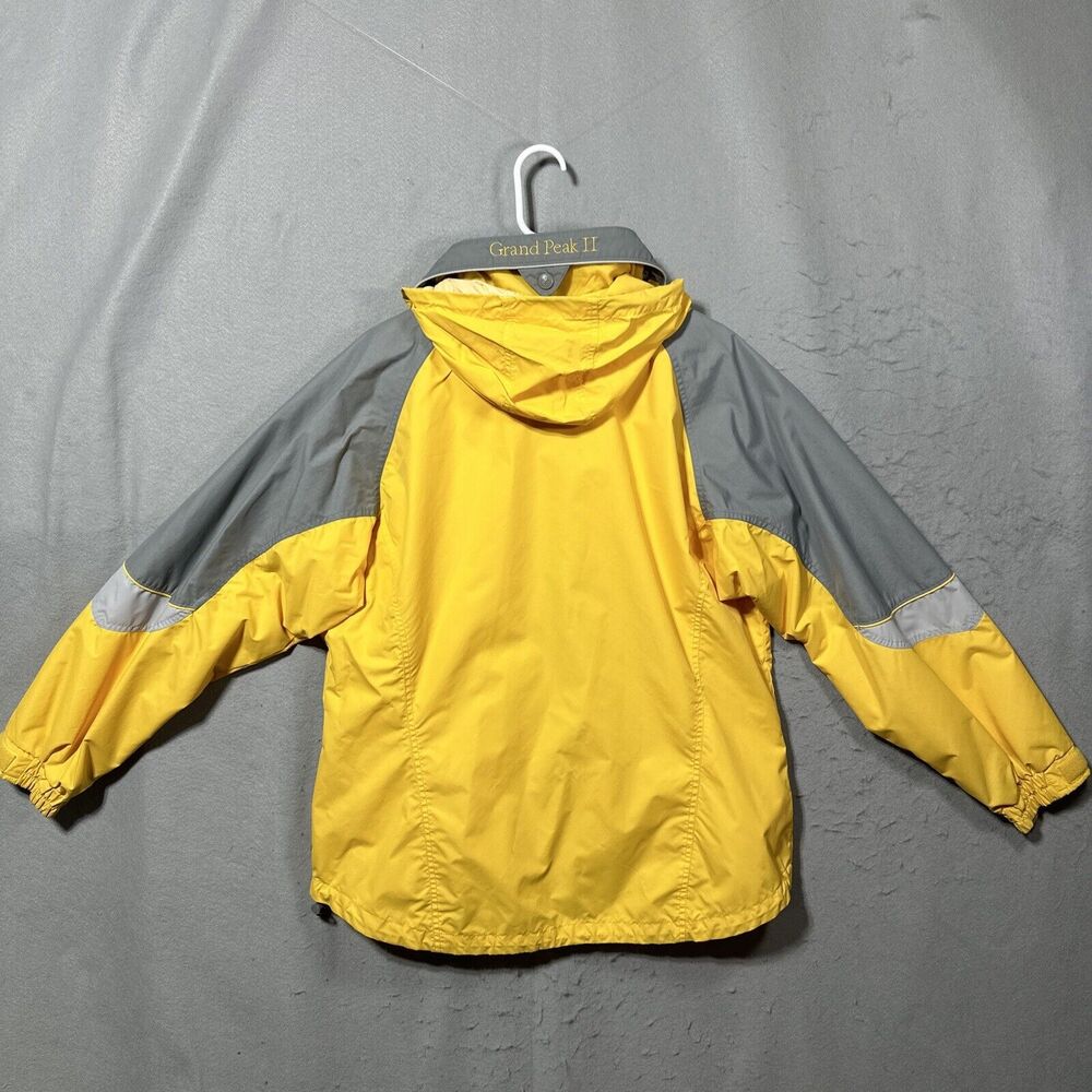 Columbia Women's Size Large Windbreaker Jacket Yellow Nylon  Slim Style. - Picture 2 of 8